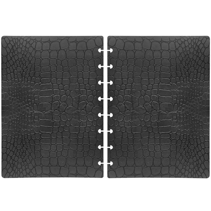 A5 Notebook Cover Diary Removable Spare Plastic Shell Mushroom Hole Notebooks Cover Binding Stationery Supplies